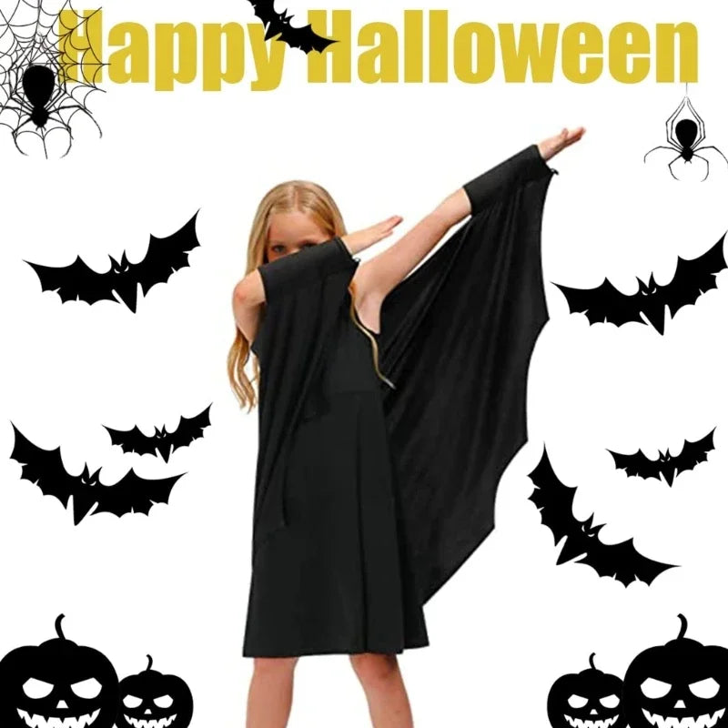 Halloween Bat Costume Black