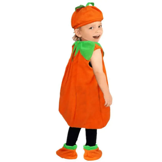 Children Pumpkin Suit Cosplay