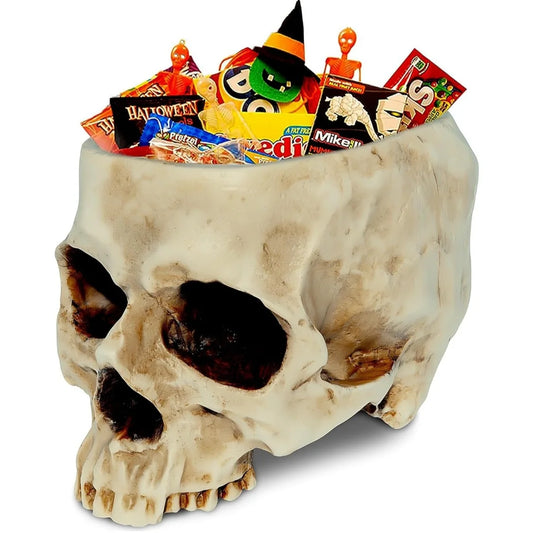 Halloween Skull Bowl Resin