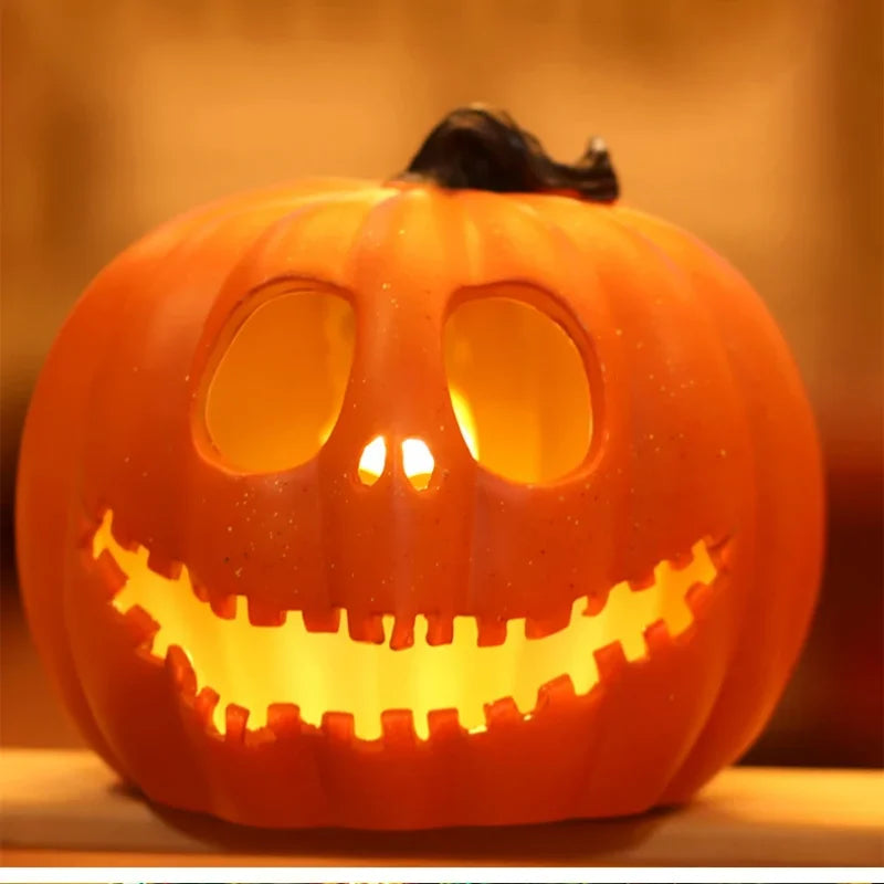 Pumpkin Lantern Plastic Halloween LED