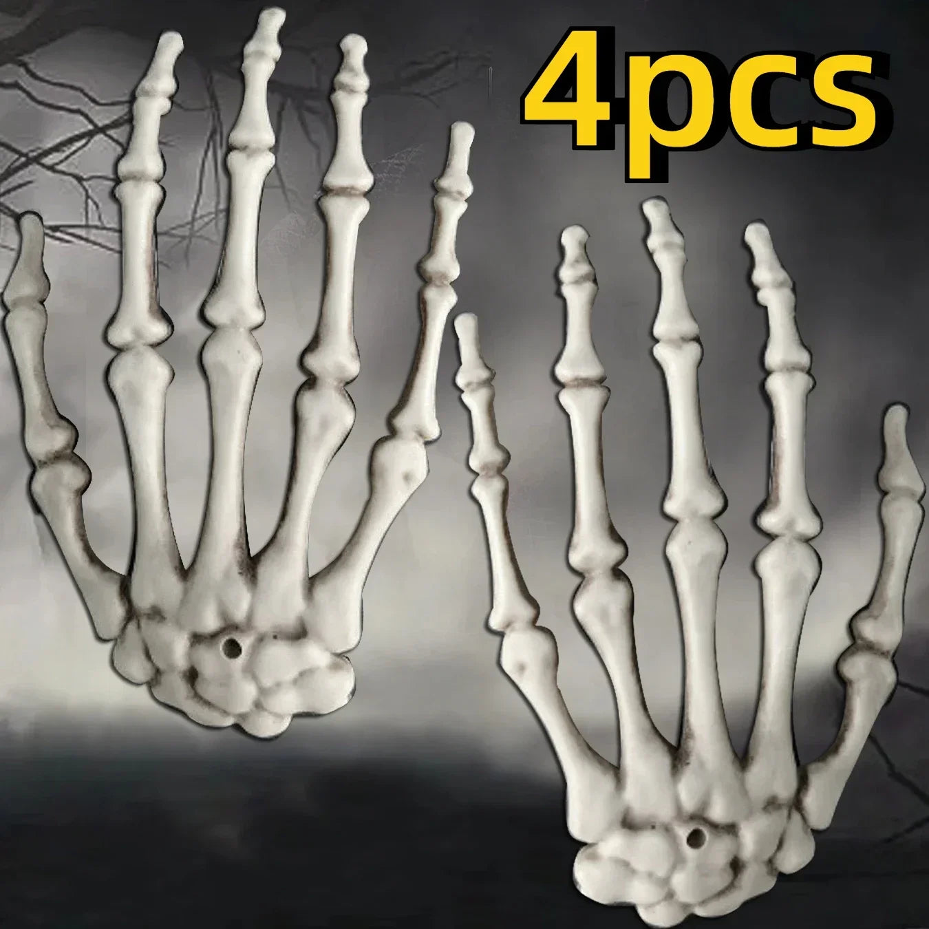 Realistic Size Skeleton Hand For Halloween