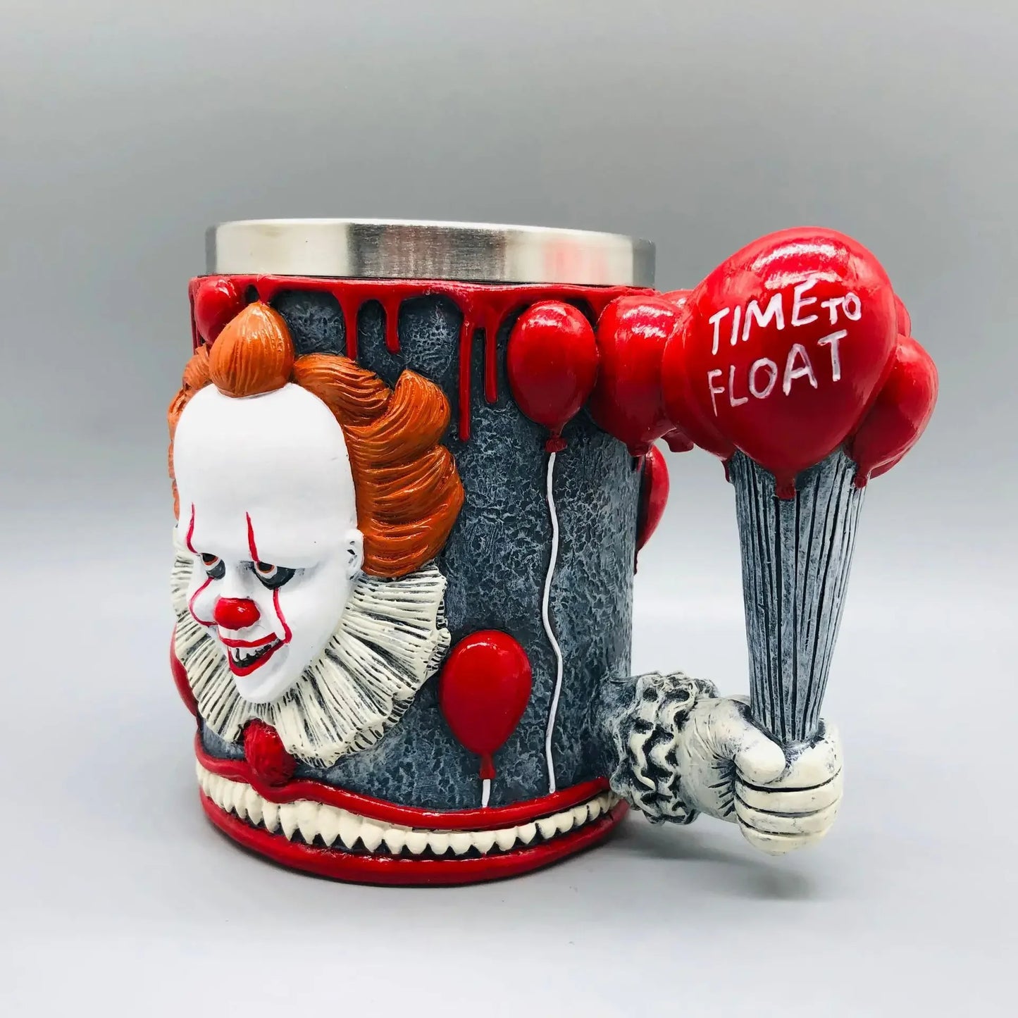 Clown Stainless steel Resin Cup