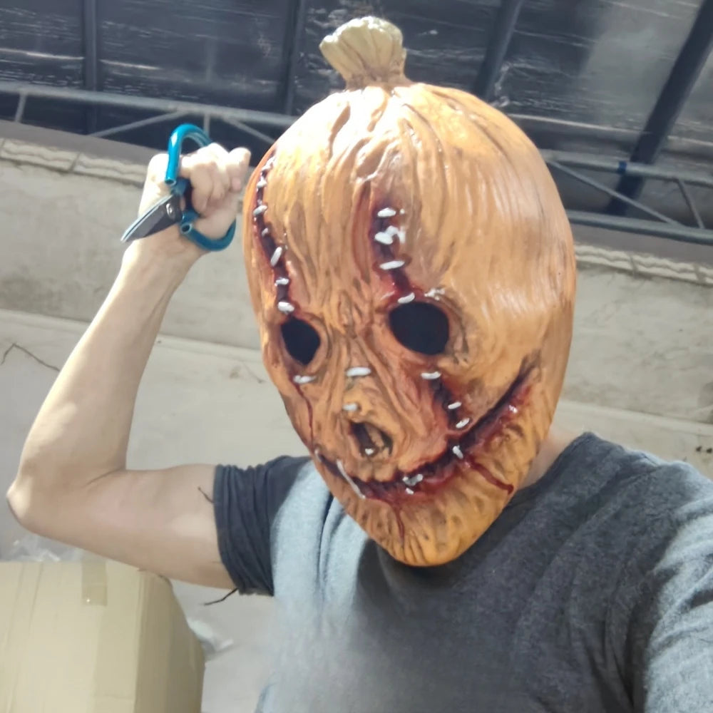 Pumpkin Head Mask