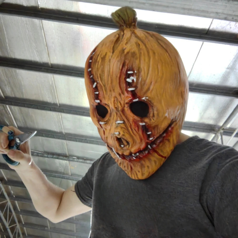 Pumpkin Head Mask