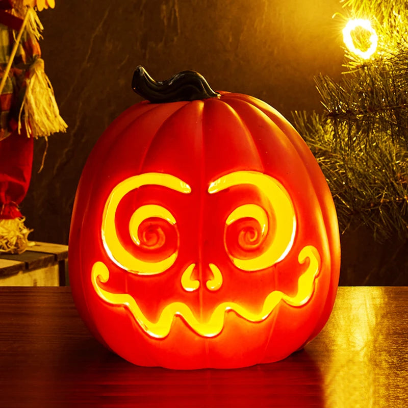 Pumpkin Lantern Plastic Halloween LED